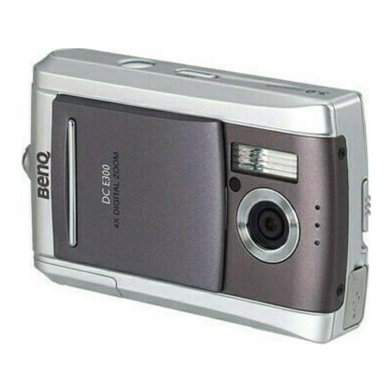User Manuals: BenQ DC E300 Digital Camera
