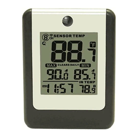 Ambient Weather F007TP 8-Channel Wireless Thermometer with Temperature  Probe for WS-07, WS-08, WS-09 Weather Stations