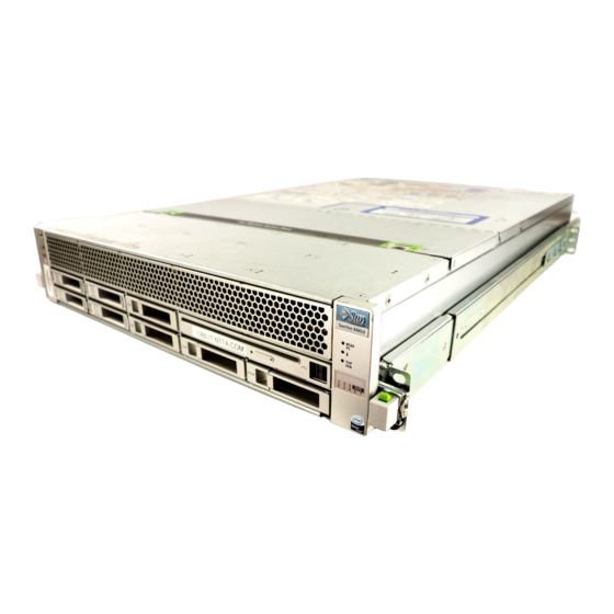 SUN MICROSYSTEMS SUN FIRE X4450 SERVICE MANUAL Pdf Download ManualsLib