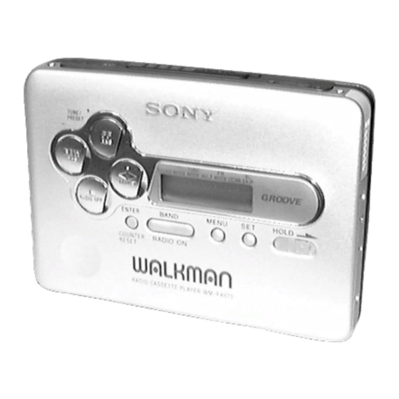 SONY WM-FX700 Walkman Cassette Player, EX Silver ! Working !