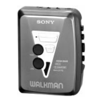 Sony Walkman Stereo Cassette Player WM-EX170 