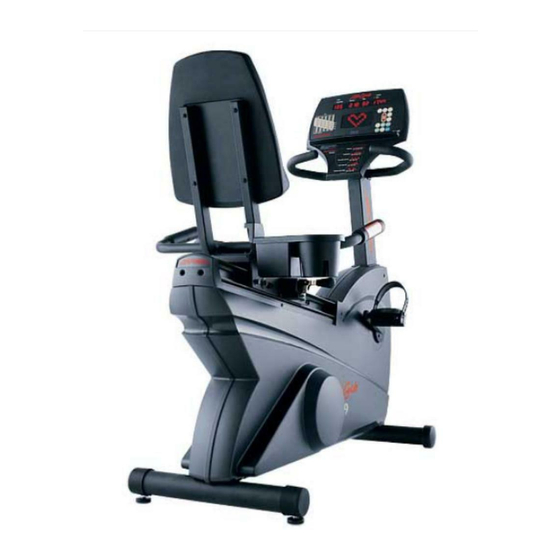 Life fitness r1 recumbent bike manual hot sale