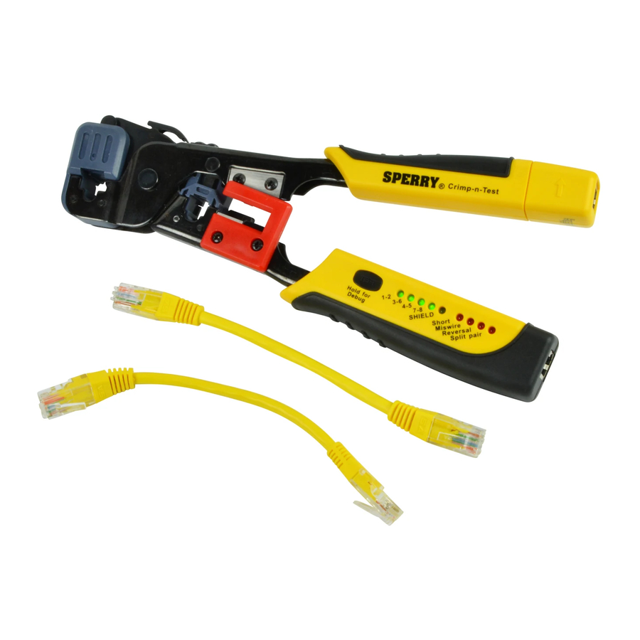 SPERRY INSTRUMENT GMC3000 CRIMPNTEST OPERATING INSTRUCTIONS Pdf