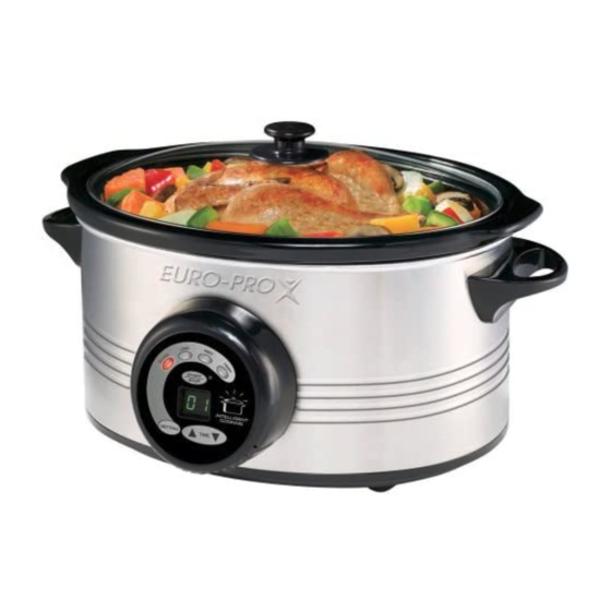 Euro Pro Rectangular Slow Cooker