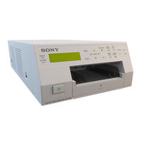 Sony UP-25MD Instructions For Use Manual
