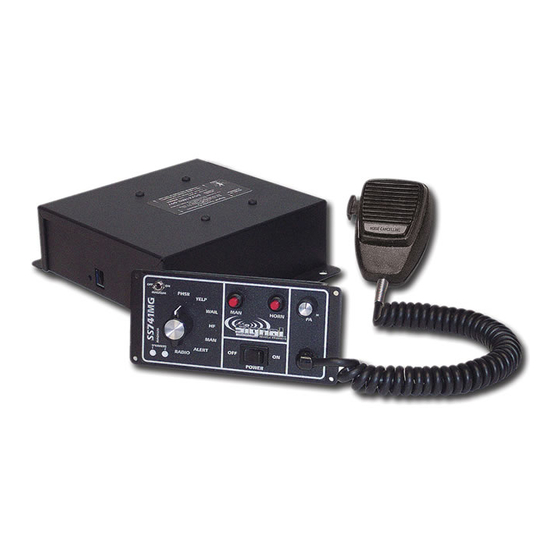 SIGNAL VEHICLE PRODUCTS SS741MG INSTALLATION AND OPERATING INSTRUCTIONS ...