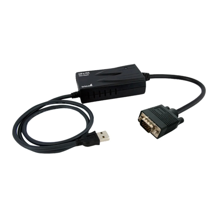 STARTECH.COM USB2VGAMM6 INSTRUCTION MANUAL Pdf Download | ManualsLib