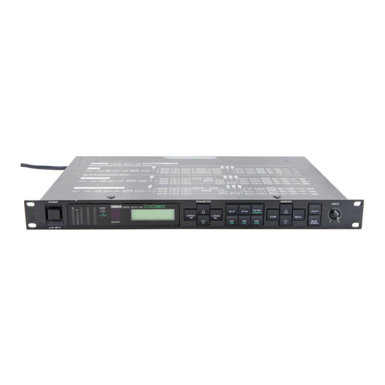 Yamaha D1030 Operation Manual