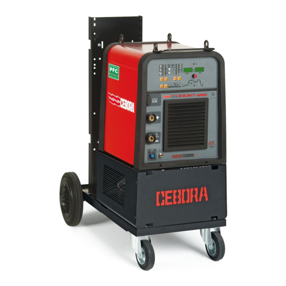 Cebora 366 Instruction Manual
