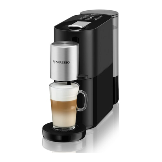 Krups Nespresso Atelier MY MACHINE ATELIER Instruction Manual