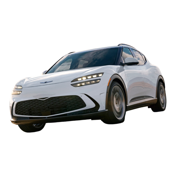 Genesis GV60 Emergency Handbook Manual