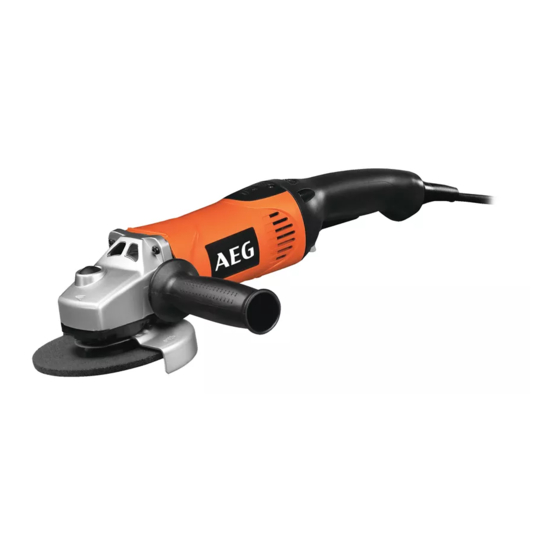 AEG WS15-125SX Original Instructions Manual