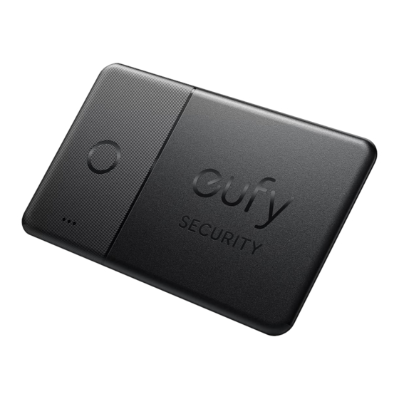 eufy Security SmartTrack Card User Manual