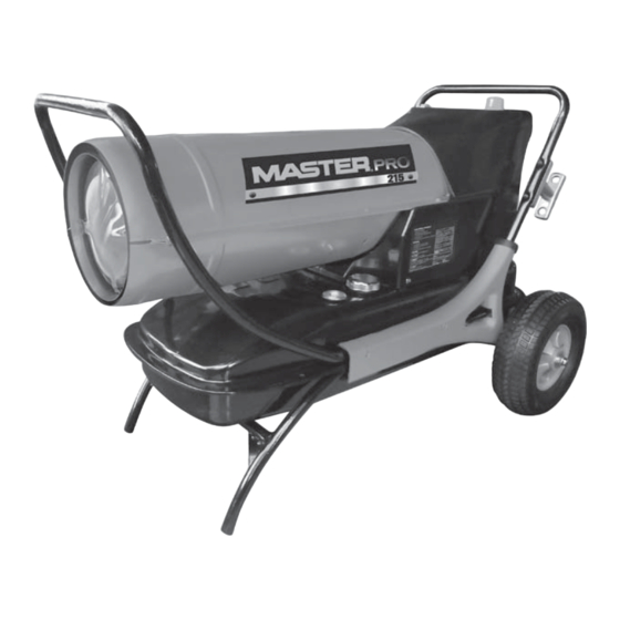 Master Pro MHP-135-KFA Operating Instructions Manual
