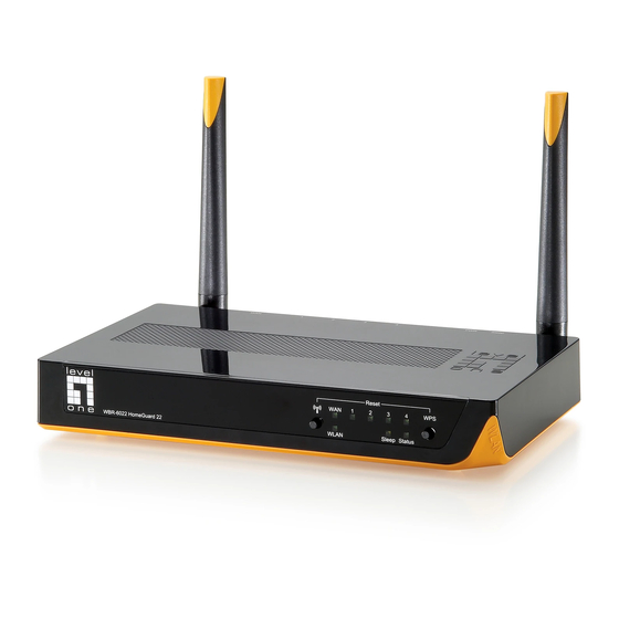 LevelOne WBR-6022 Quick Installation Manual