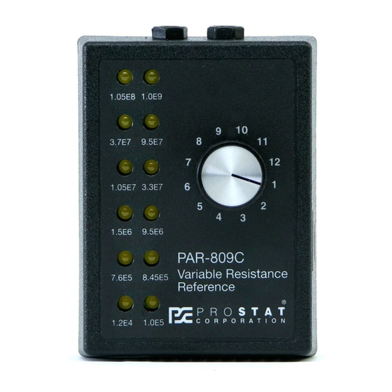 Prostat PAR-809C User Manual