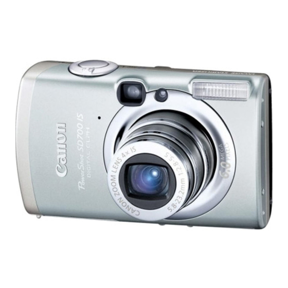Canon Powershot SD700 IS User Manual