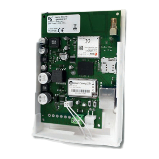 Ksenia gemino KSI4104000.310 Installation Manual