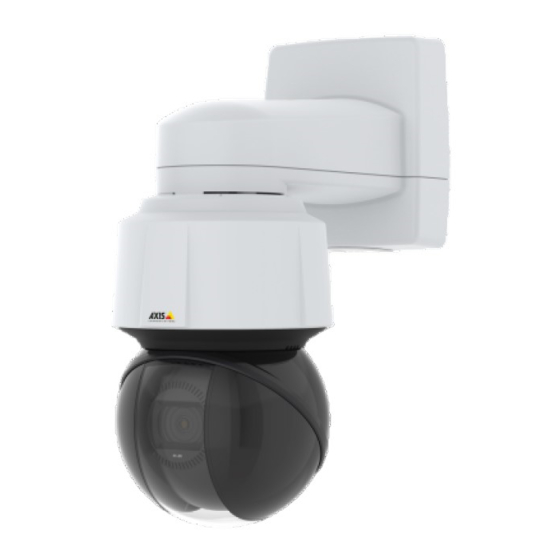 Axis Q6125-LE Installation Manual