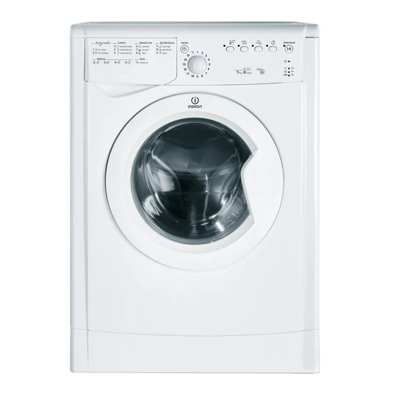 Indesit IDVL 75B R Instruction Manual
