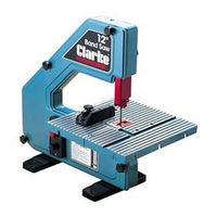 Clarke Woodworker CBS12WV Operating & Maintenance Manual