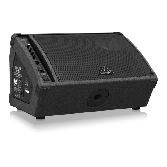Behringer Eurolive F1220A Brochure & Specs