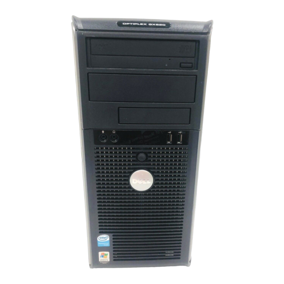 Dell OptiPlex GX620 Quick Reference Manual