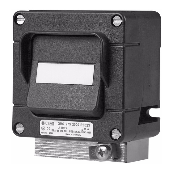 Eaton GHG 273 Operating Instructions Manual