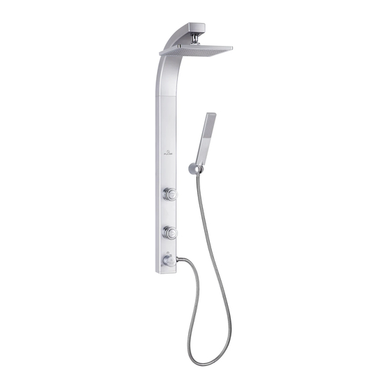 Pulse Splash ShowerSpa 1020-B Manual