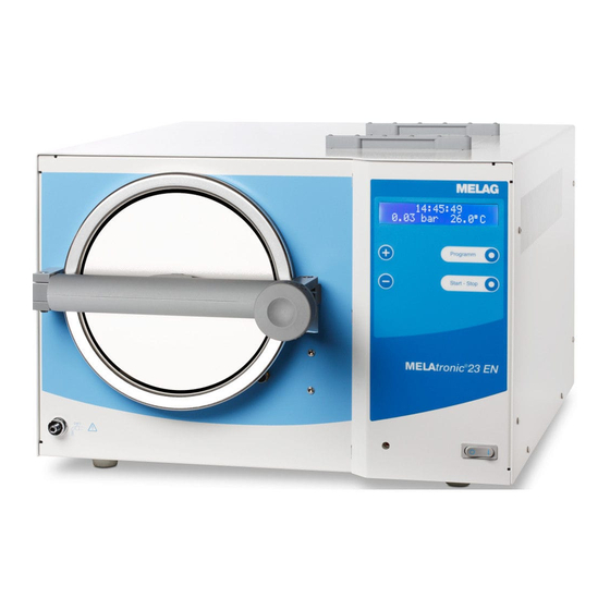 MELAG MELAtronic 23EN User Manual