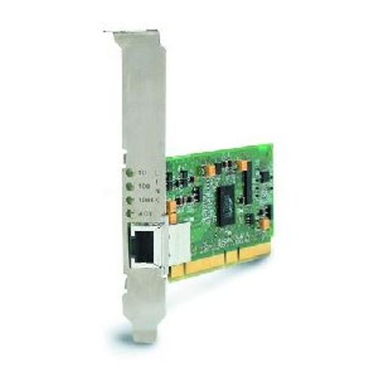 Allied Telesis AT-2971T Server Adapter Manuals