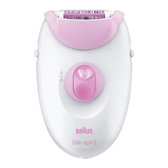 Braun Silk-epil 3 Legs & Body 3380 Manual