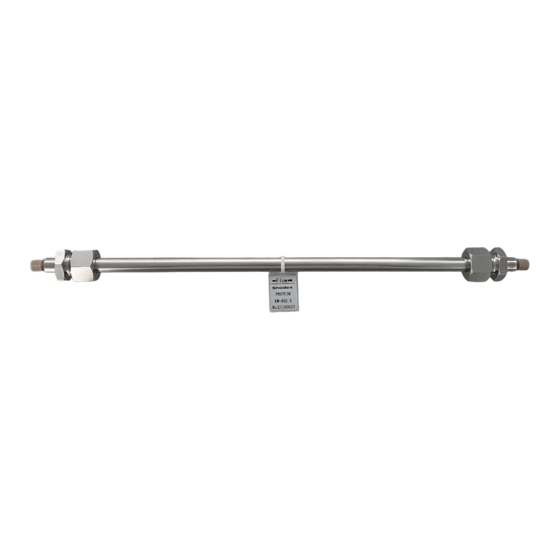 Shodex PROTEIN KW-800 Series Operation Manual