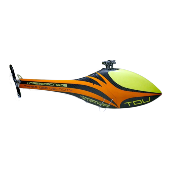 xtremeracing THREE DEE VELOCITY Mounting And Operation Manual