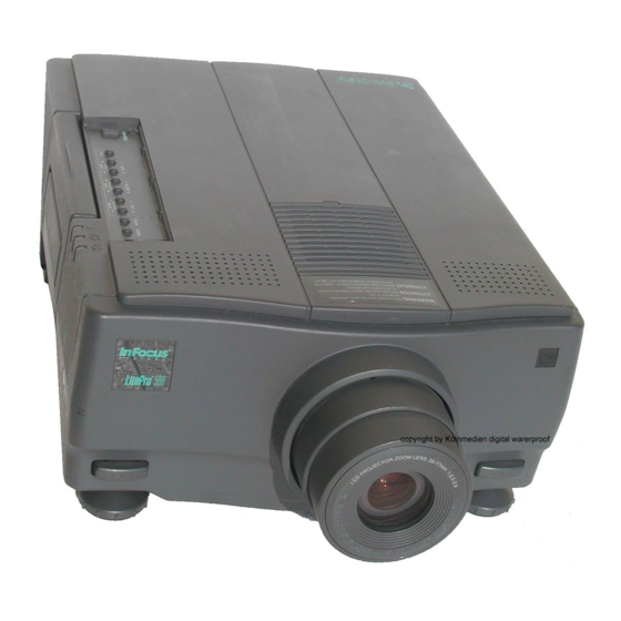 InFocus LP580 User Manual