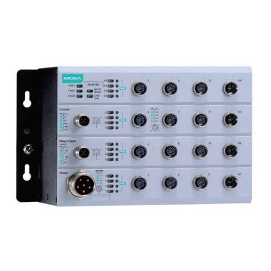 Moxa Technologies ToughNet TN-4500A Series Quick Installation Manual