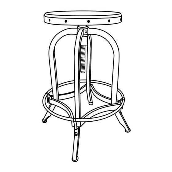 Noble House Home Furnishings Barstool Assembly Instructions Manual