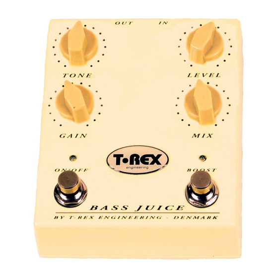 T-Rex Bass Juice User Manual