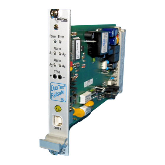 Mutec MTP200ib-E Measuring Transducer Manuals