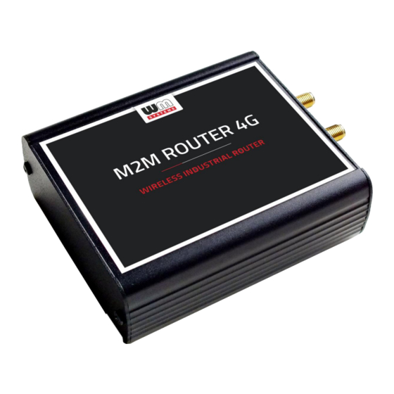 WM Systems M2M Router 4G User Manual