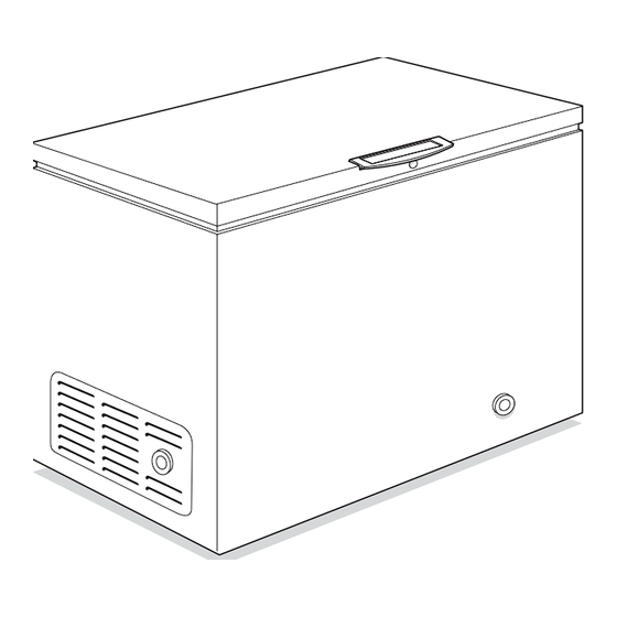 Frigidaire FFC0923DW - 8.8 cu. Ft. Manual Defrost Chest Freezer Manuals