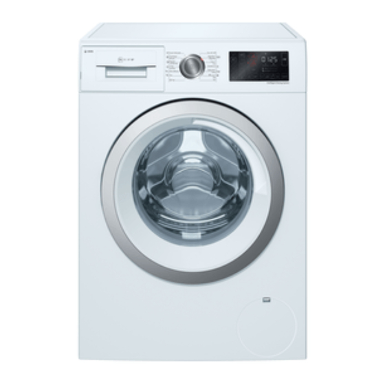NEFF W746UP0ES User Manual And Installation Instructions