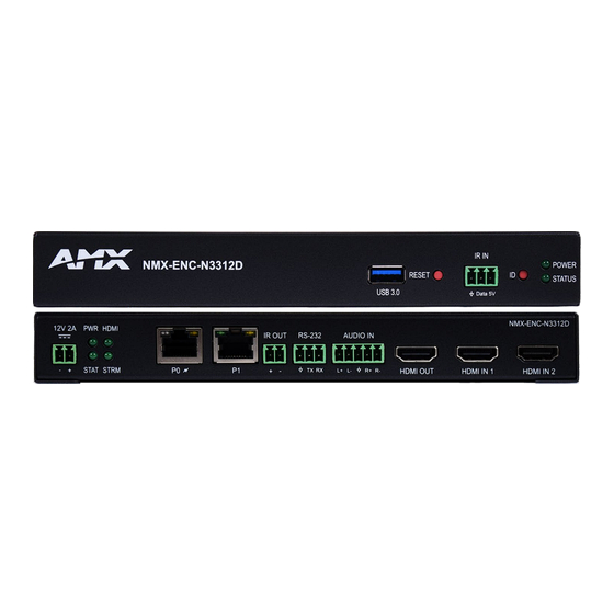 Harman AMX N3300D Series Instruction Manual
