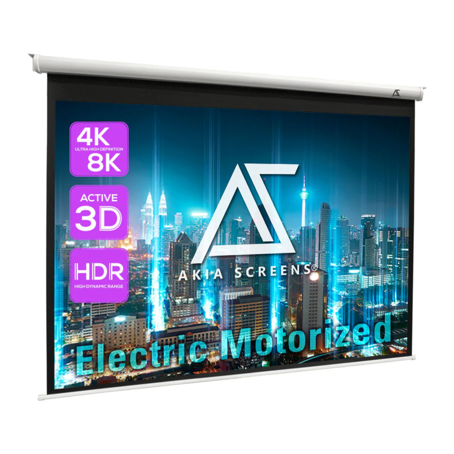 Akia Screens Motorized Series, RC1 Manual