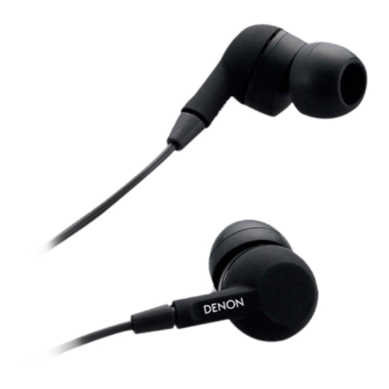 Denon AH-C252 - In Ear Headphone Gld Pltd Cnnctr Specification