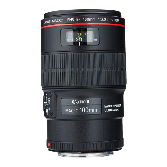 Canon EF 100mm 1:2.0 MACRO Parts Catalog
