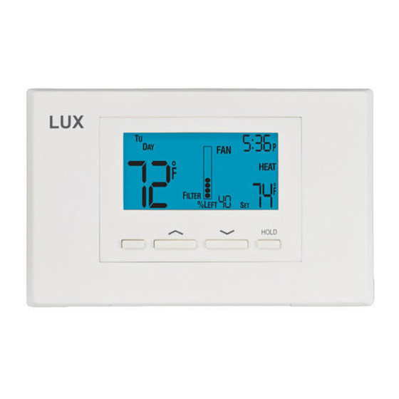 Lux Products LuxPro Smart Temp P621U Installation And Operating Instructions Manual
