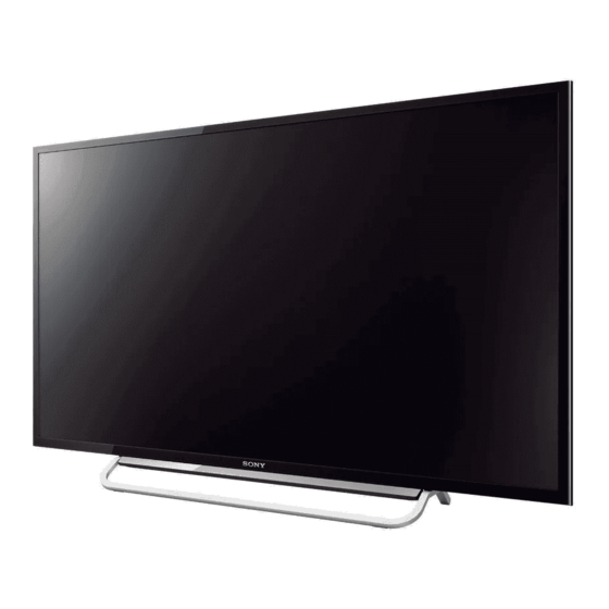 Sony Bravia KDL-40W590B Manuals