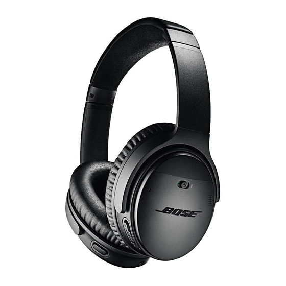 Bose QuietComfort 35 Quick Start Manual