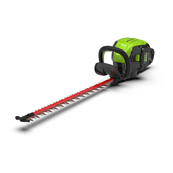 GreenWorks GD60HT Operator's Manual